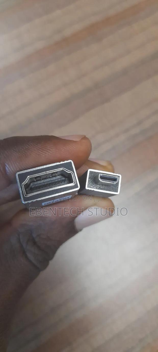 Micro HDMI and Mini HDMI Adpters With Cable Attached · Photo 2