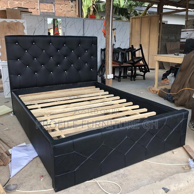 This Eudaemonia Black Double Bed-Frame//Double Bedframe · Photo 2