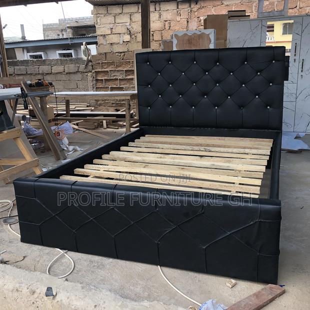 Euphoria Black Foreign Double Bedframe// Durable And Luxurious · Photo 1