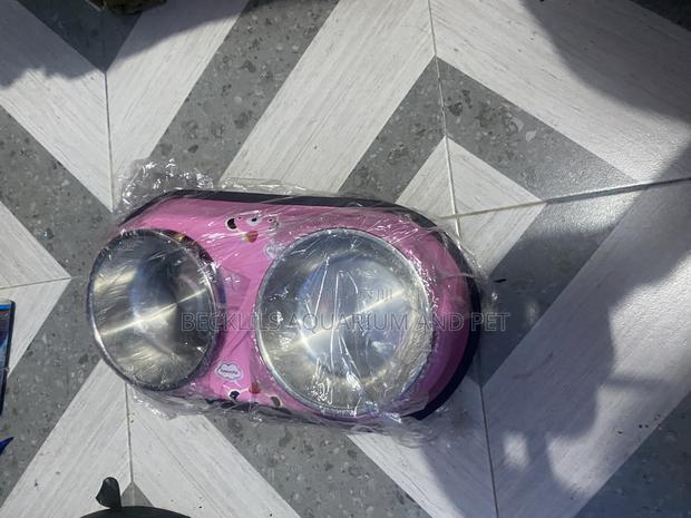 2 in 1 Pink Dog Bowls · Photo 2