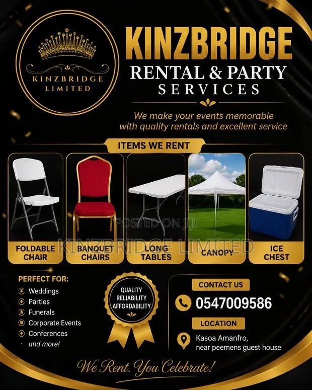 Tables, Canopies, Chairs or Banquet Chairs · Photo 1