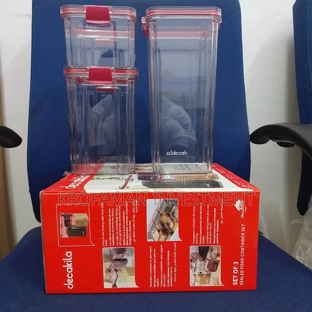 Decakila Kmtt125w Set of Sealed Food Container-3pieces · Photo 1
