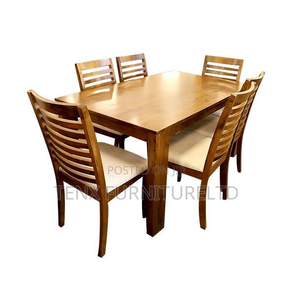 Dining Set (Rustic Brown) · Photo 1