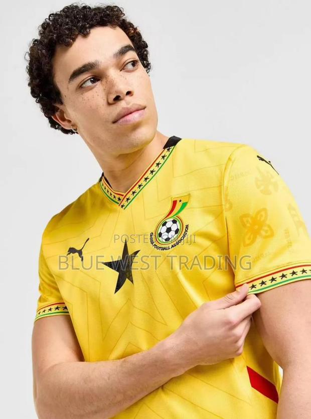 Ghana Black Stars Away JERSEY (Yellow) · Photo 2