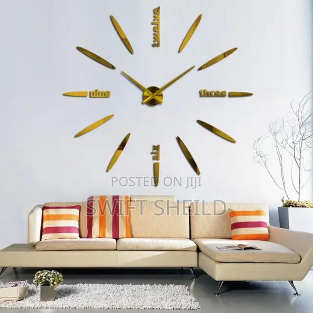 Lovely 3d Wall Design Clock Large 100 to 120cm Diameter · Photo 2
