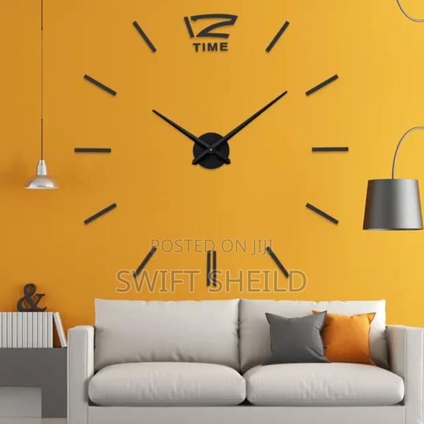 Nice Design 3d Wall Clock 100-120 Cm · Photo 1