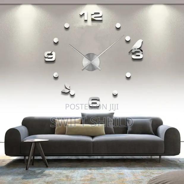 Bird Design 3d Wall Clock 100-120 Diameter · Photo 1