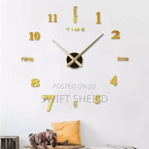 3d Wall Clock Special Design Larged Diameter 100-120 Cm. · Photo 1