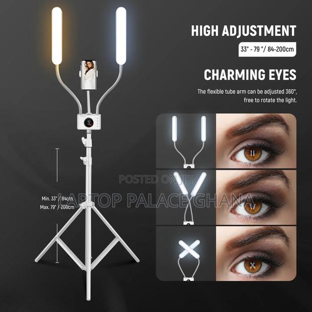 NEEWER Esthetician Light With Phone Holder Travel Bag Kit · Photo 7