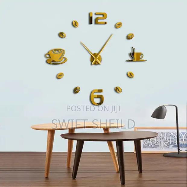 Kitchen Design 3d Wall Clock 100-120 Diameter · Photo 1