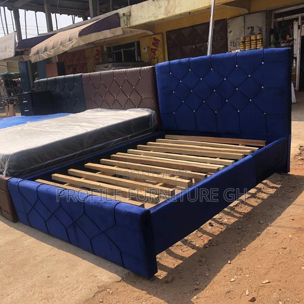 Slay Blue Double Bedframe 54/75//Free Delivery · Photo 2