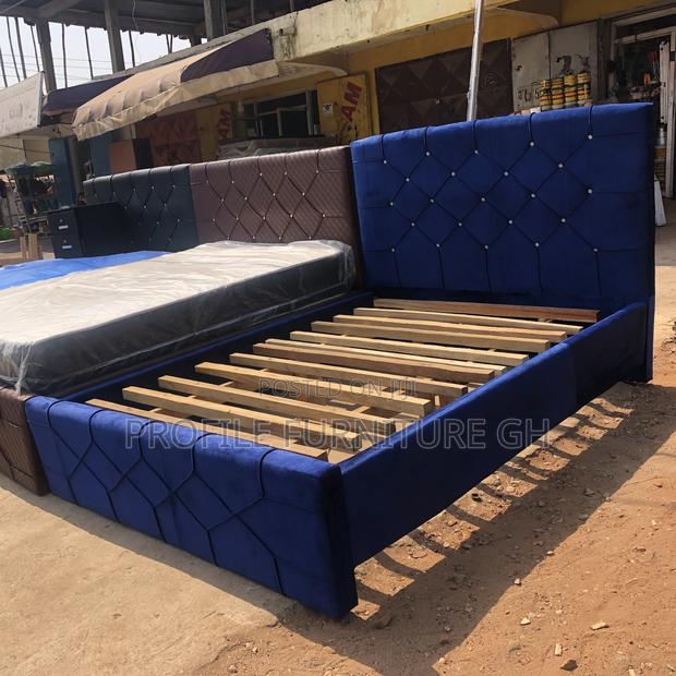 Slay Blue Double Bedframe 54/75//Free Delivery · Photo 3