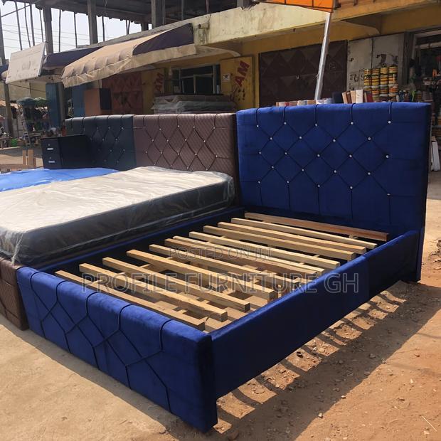 Slay Blue Double Bedframe 54/75//Free Delivery · Photo 1