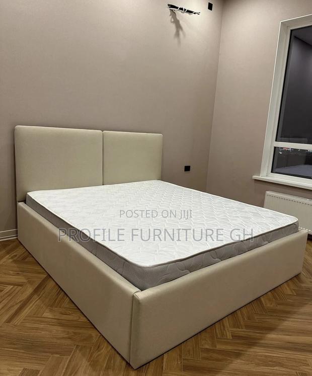Slay Queen Off White Bedframe With Mattress · Photo 1
