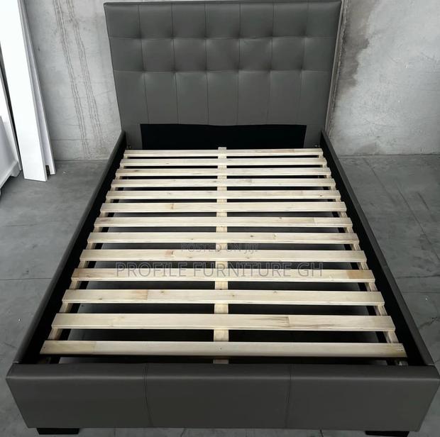 Brouhaha Leather Lit Double Bedframe · Photo 1