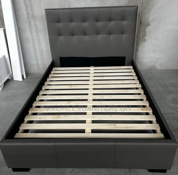 Brouhaha Leather Lit Double Bedframe · Photo 2