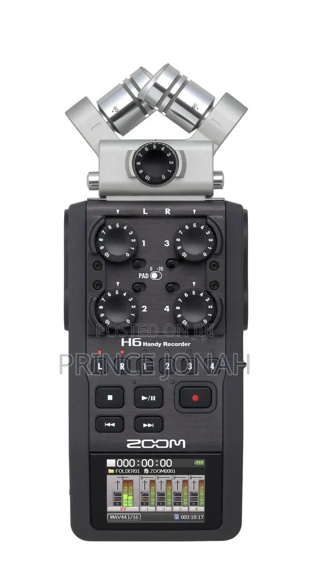 Rent Zoom H6 6-Input / 6-Track Portable Handy Recorder Accra Ghana · Photo 1