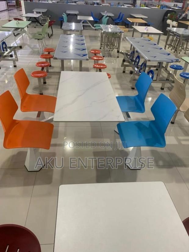 Dinning School Canteen Restaurant Lunch Room Table and Chair · Photo 1