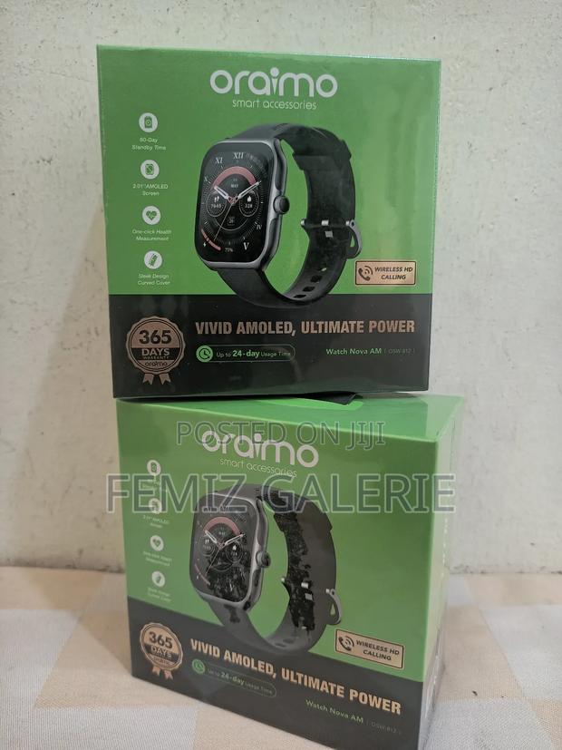 Oraimo Watch Nova Am 2.01" Amoled Curved Screen · Photo 1