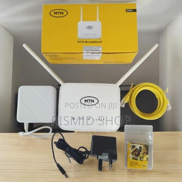 MTN Universal Broadband 4G Router + Backup Battery - White · Photo 1