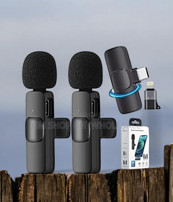 2 in 1 Wireless Microphone for Android and iPhone