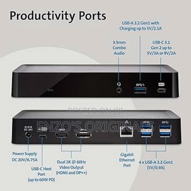USB-C and USB 3.0 Docking Station Kensington SD4700P · Photo 2