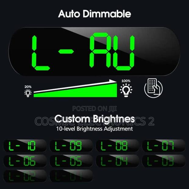 Digital Wall Clock With Timer and Adjustable LED Lights · Photo 5