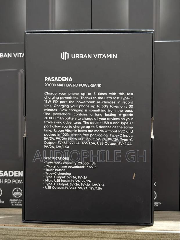 Urban Vitamin Pasadena
20000 Mah Pd Powerbank · Photo 4