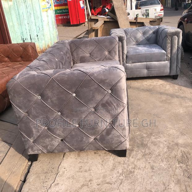 Modern Dulcet Single and 2 in 1 Sofa// Suede Material · Photo 5