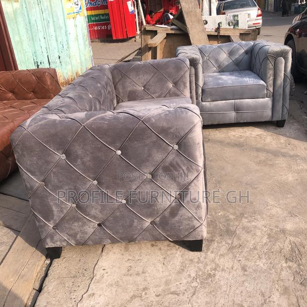 Modern Dulcet Single and 2 in 1 Sofa// Suede Material · Photo 4