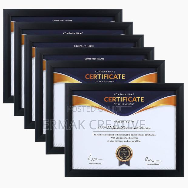A4 Certificate With Frame MOQ 10Pcs · Photo 1