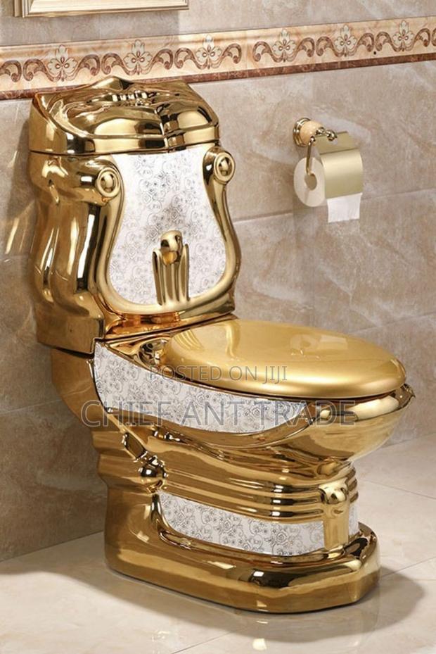 Golden Toilet Seat. Wc + Basin. Water Closet. Yt-10 · Photo 6