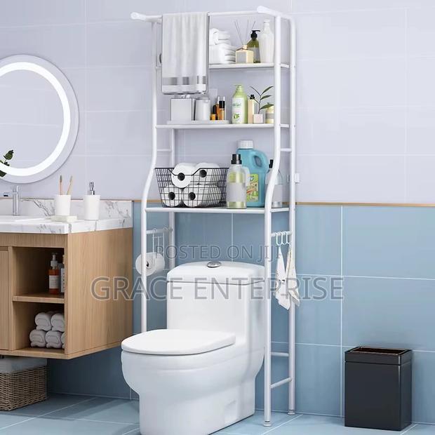 Make Small Space Useful With Our Toilet Rack Available · Photo 1