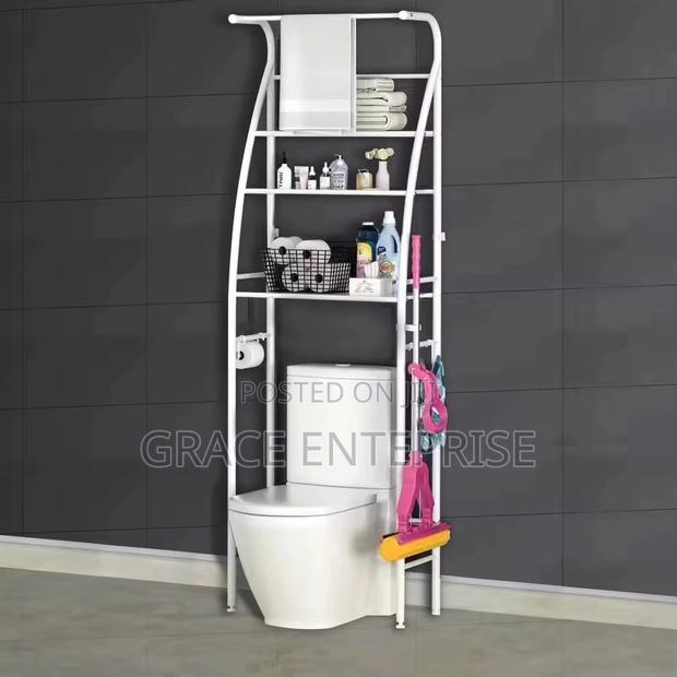 Neat and Affordable Toilet Rack in Different Colors · Photo 1