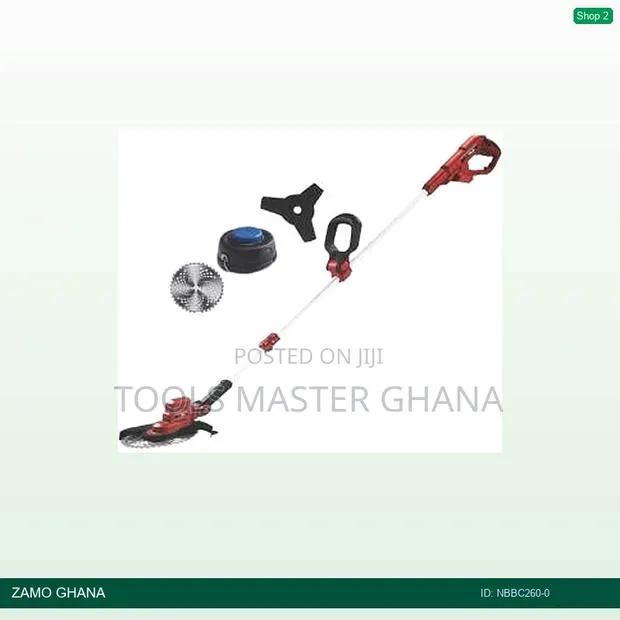 20v Brush Cutter Brushless 10 Inch Spindle Lock Adj Angle - Nbbc260-0 · Photo 1