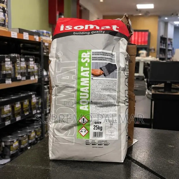 Aquamat-Sr – Sulfate-Resistant Waterproofing Cement-Based Slurry, 25kg · Photo 1