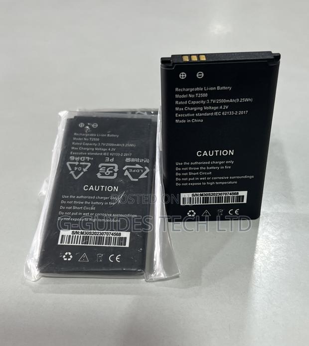 3.7V 2500mah Rechargeable Li-Ion Battery T2500