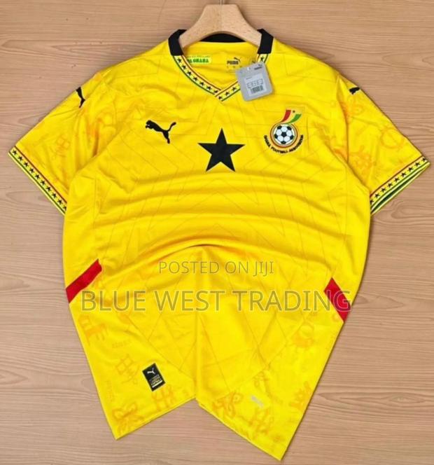 Ghana Black Stars Away JERSEY (Yellow) · Photo 1