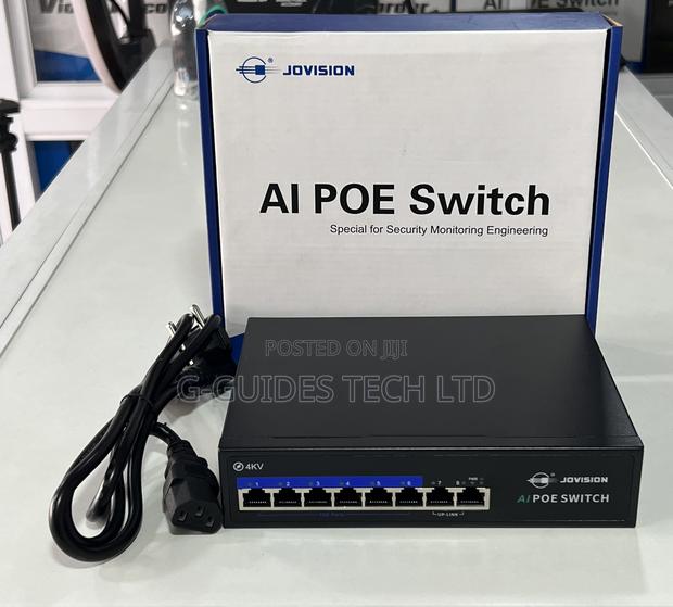 Jovision 6-Port Ai Poe Switch (Jvs-S08-6p-65w) · Photo 1