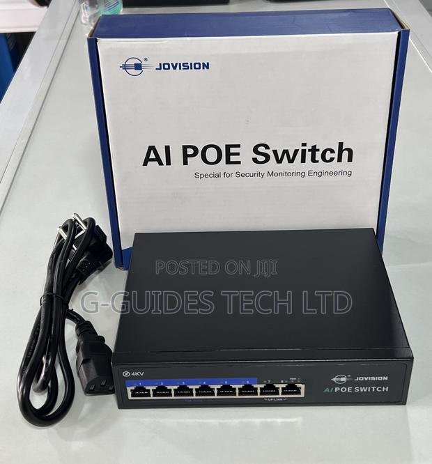 Jovision 6-Port Ai Poe Switch (Jvs-S08-6p-65w) · Photo 3
