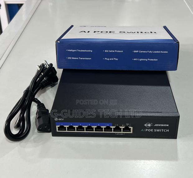 Jovision 6-Port Ai Poe Switch (Jvs-S08-6p-65w) · Photo 2