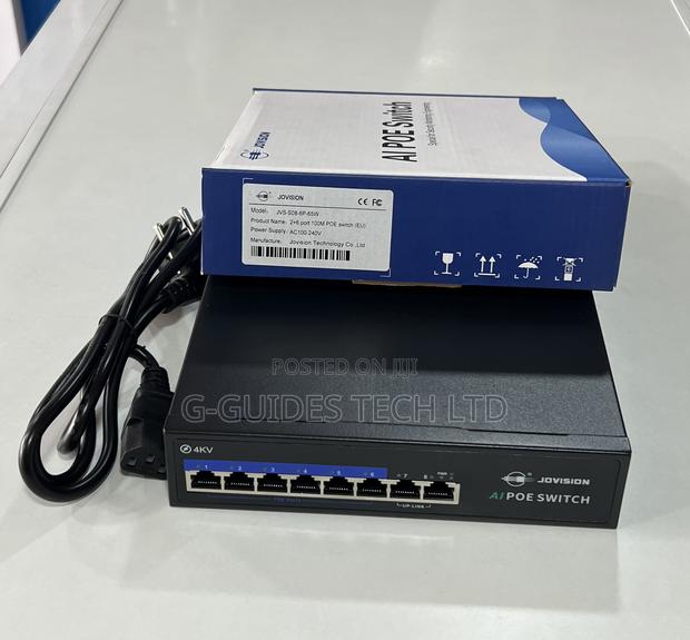 Jovision 6-Port Ai Poe Switch (Jvs-S08-6p-65w) · Photo 4