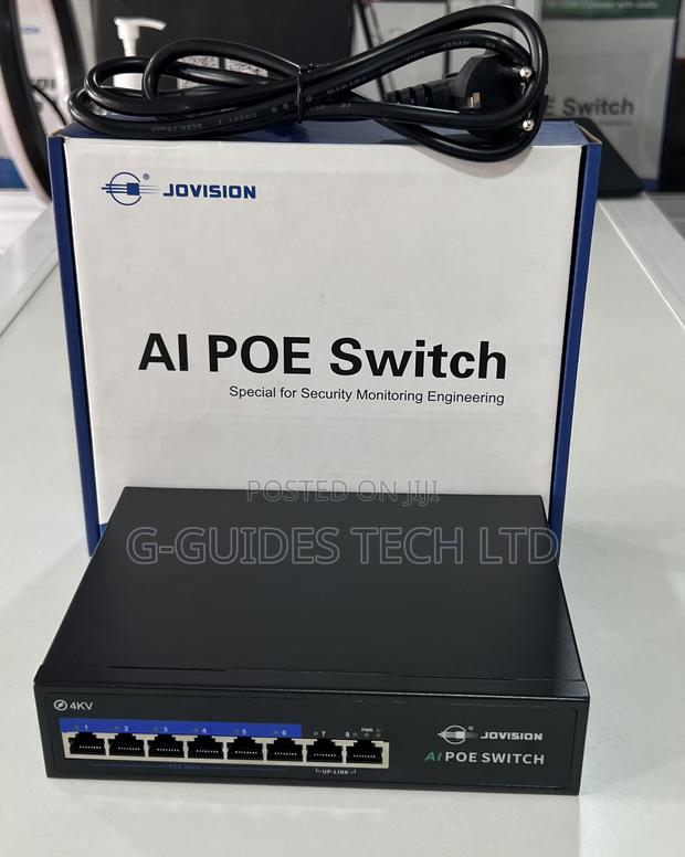 Jovision 6-Port Ai Poe Switch (Jvs-S08-6p-65w) · Photo 5
