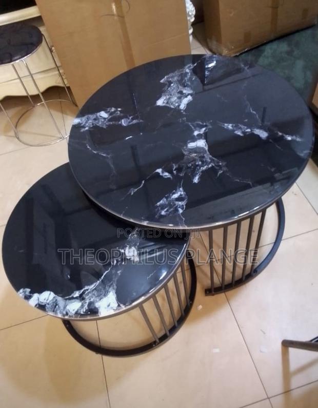 2 in 1 Mable Center Table , Coffee Table Black and Ash · Photo 2