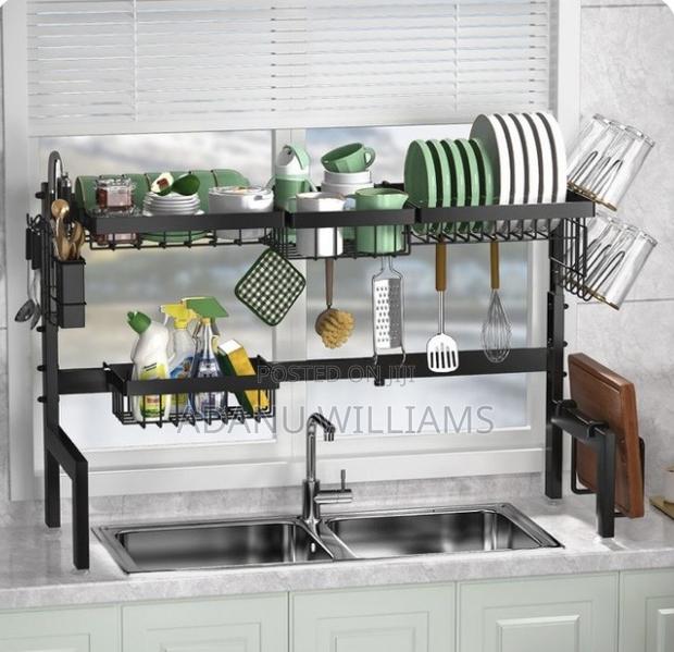 High Quality 2 Tier Over the Sink Dish Drying Rack · Photo 2