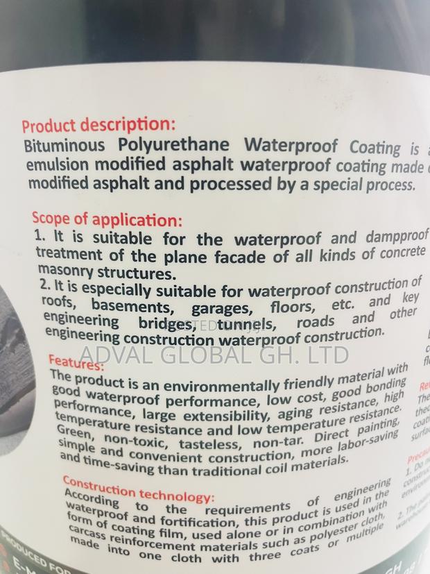 Bituminous Polyurethane (Waterproof Coating) · Photo 5