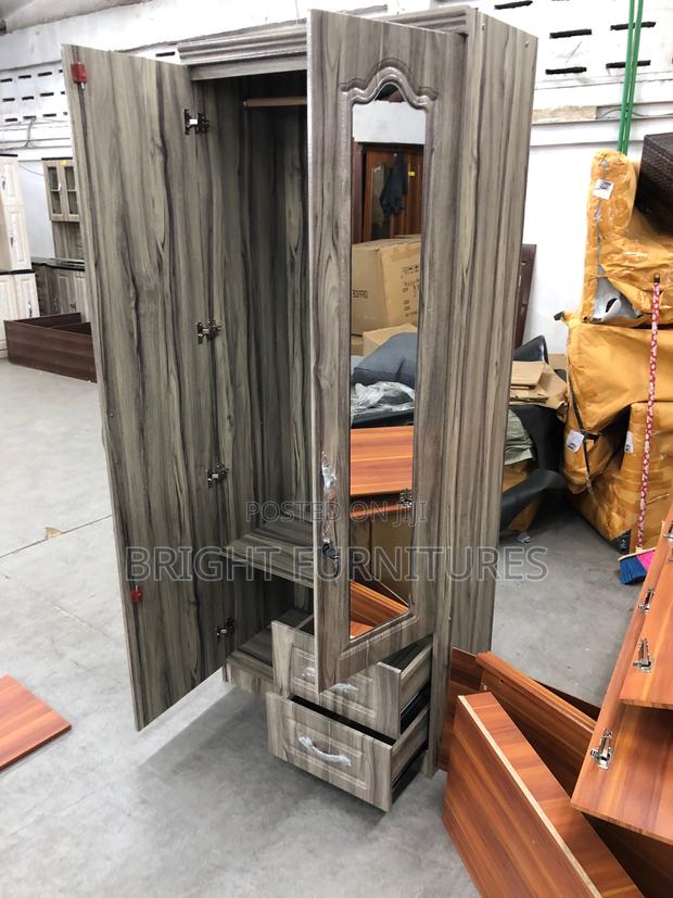 Foreign Two Doors Wardrobe With Mirror and Drowners · Photo 3