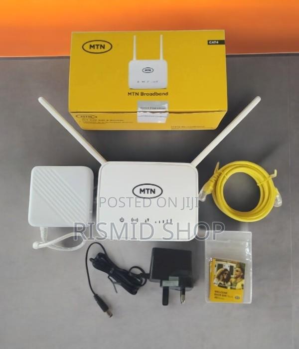 MTN Universal Broadband 4G Router + Backup Battery - White · Photo 1