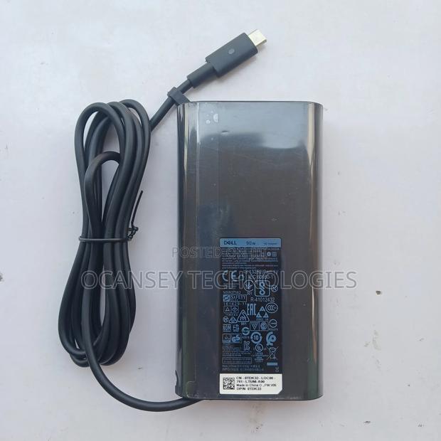 Original Dell Type-C Oval 90W Adapter / Charger · Photo 3