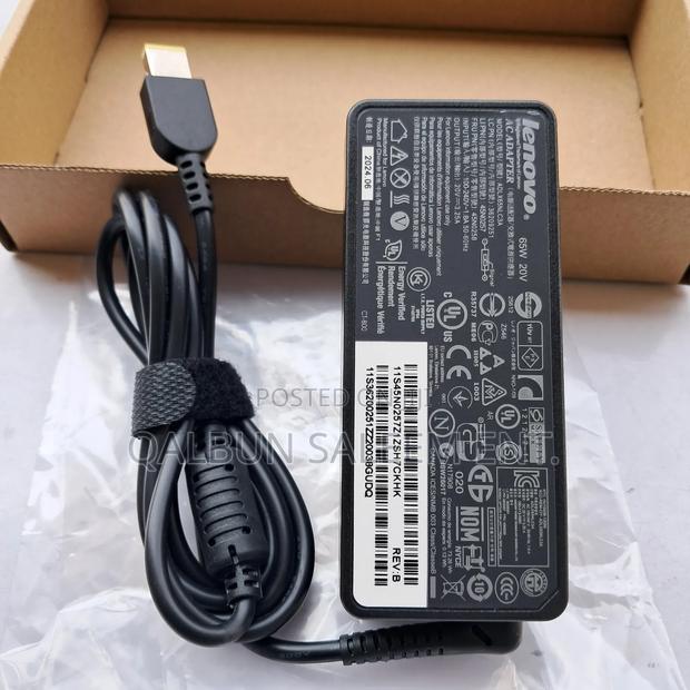 High-Quality Lenovo 20v 3.25a 65w Usb Yellow Tip Adapter Only · Photo 1